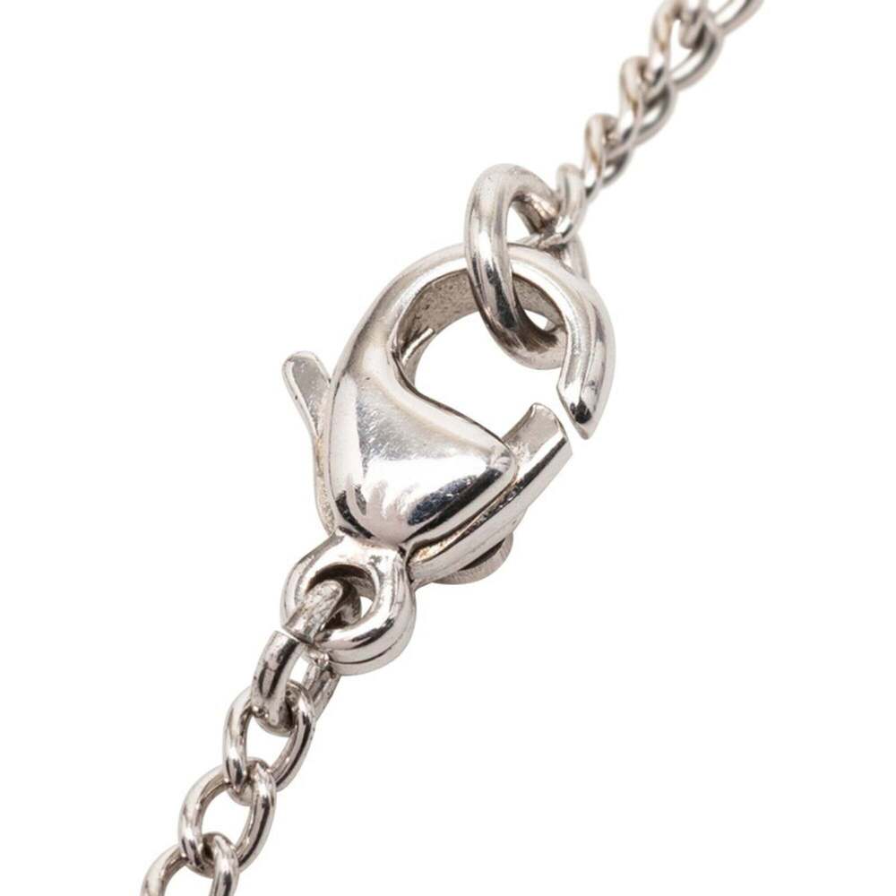 CHANEL Silver Logo Necklace - Picture 5 of 6
